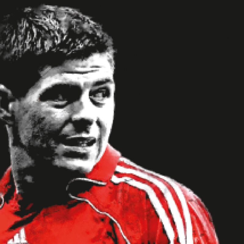 Steven Gerrard illustration detail